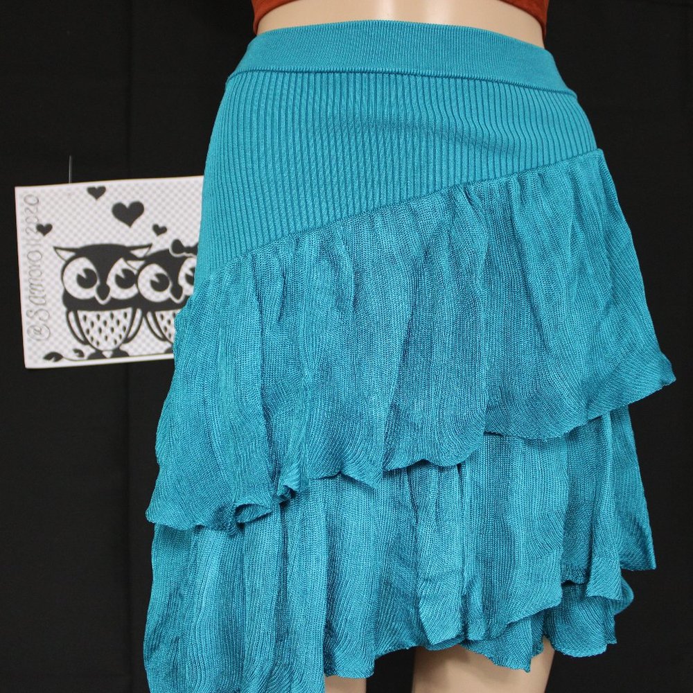 Bebe Paula Ruffle Mini Skirt - Picture 4 of 6